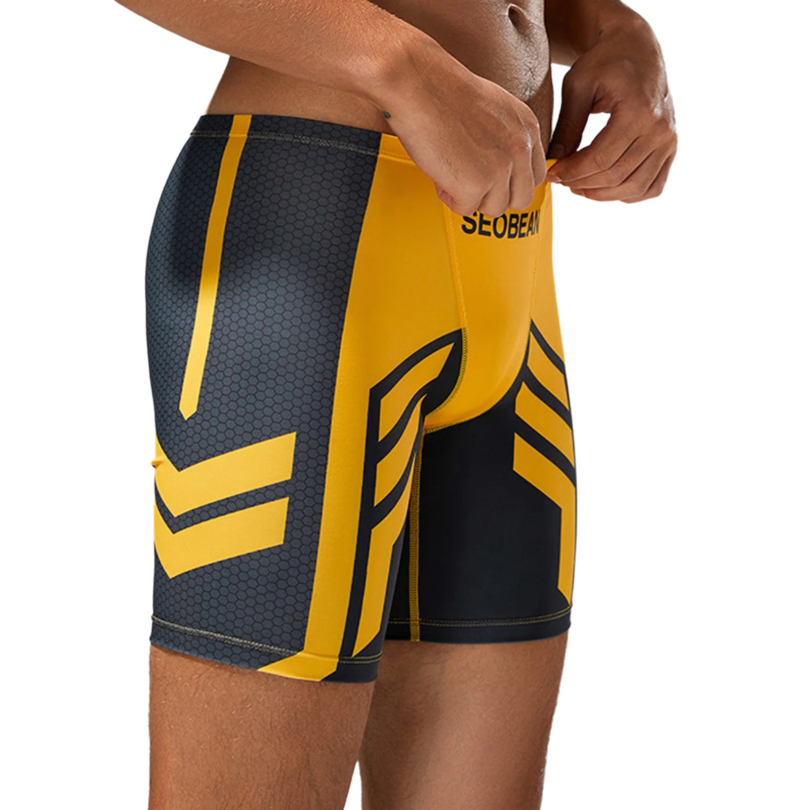 Costume da bagno stampato da uomo Pantaloncini da surf di nuova moda Pantaloncini da bagno ad asciugatura rapida Costume da bagno da uomo per piscina estiva da spiaggia