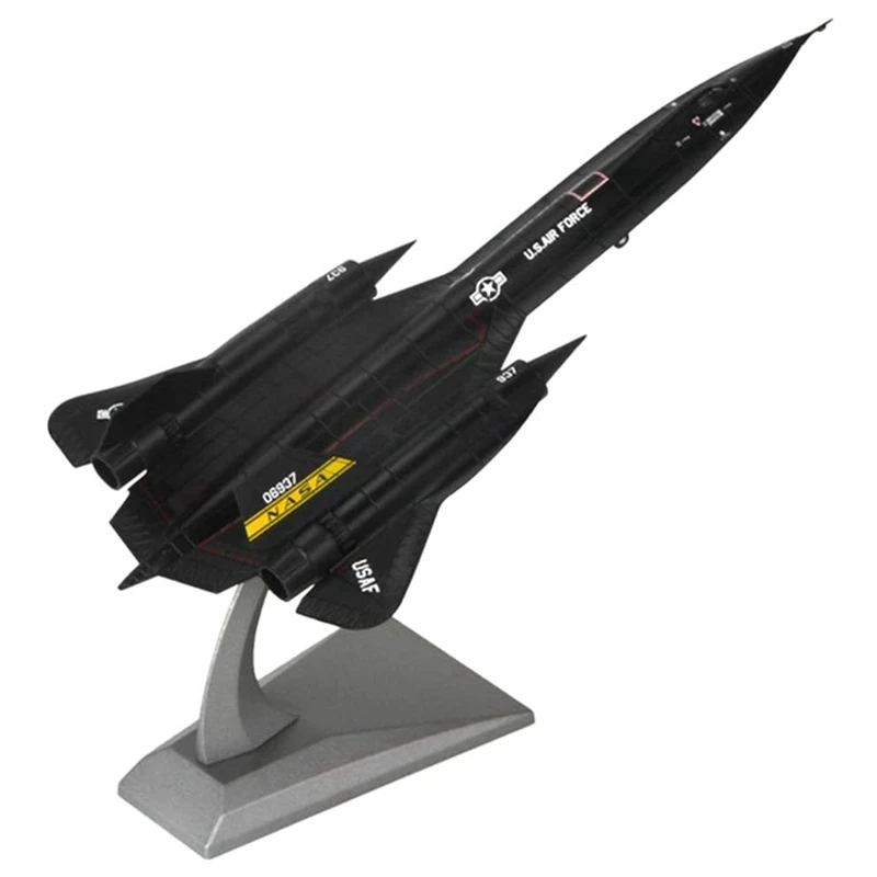 2X 1/144 Diecast SR-71A Blackbird Reconnaissance Plane Airplane Model For Kids Adult Home Office Decor