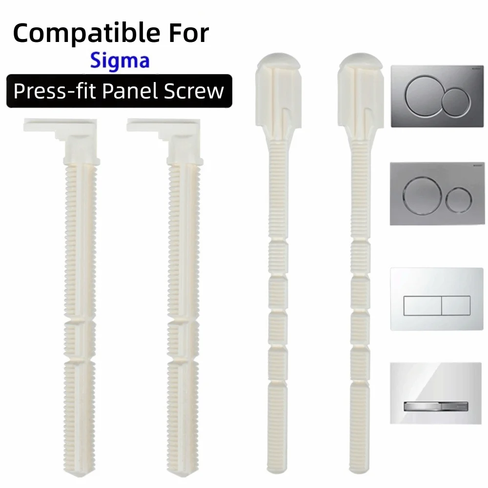 Replacement Toilet Push Rod Set ABS Push Button Type Flush Rod Replacement Corrosion Resistant for Geberit Sigma01 20 50