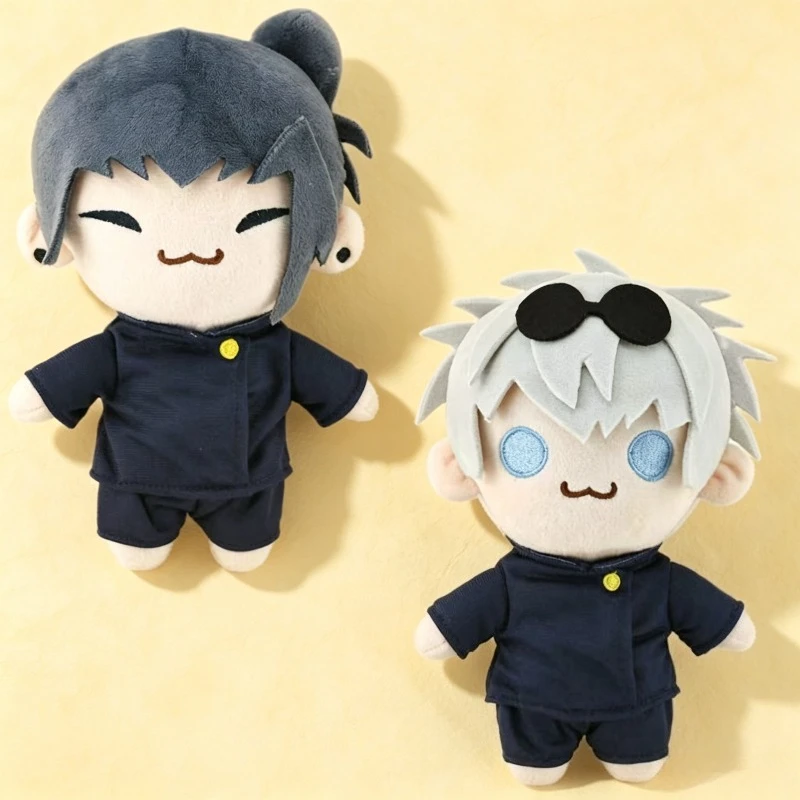 New Jujutsu Kaisen Gojo Satoru Geto Suguru Plush Doll Anime Peripheral Stuffed Toy Cute Character Figure Soft Gift for Anime Fan
