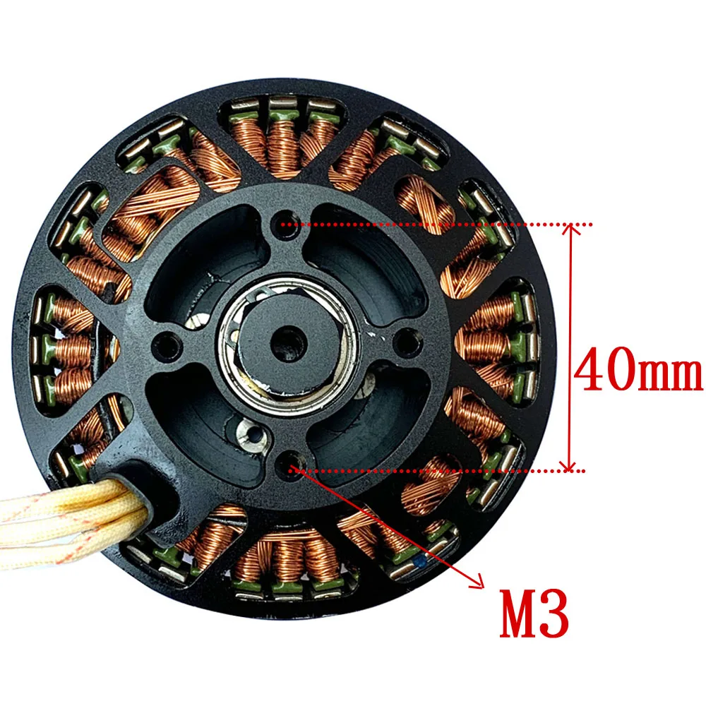 Seond hand 8318 125KV Rotor Brushless Motor Agricultural Drone Q9XL 9235 For 3080 Propeller 80A ESC Motor Large Torque