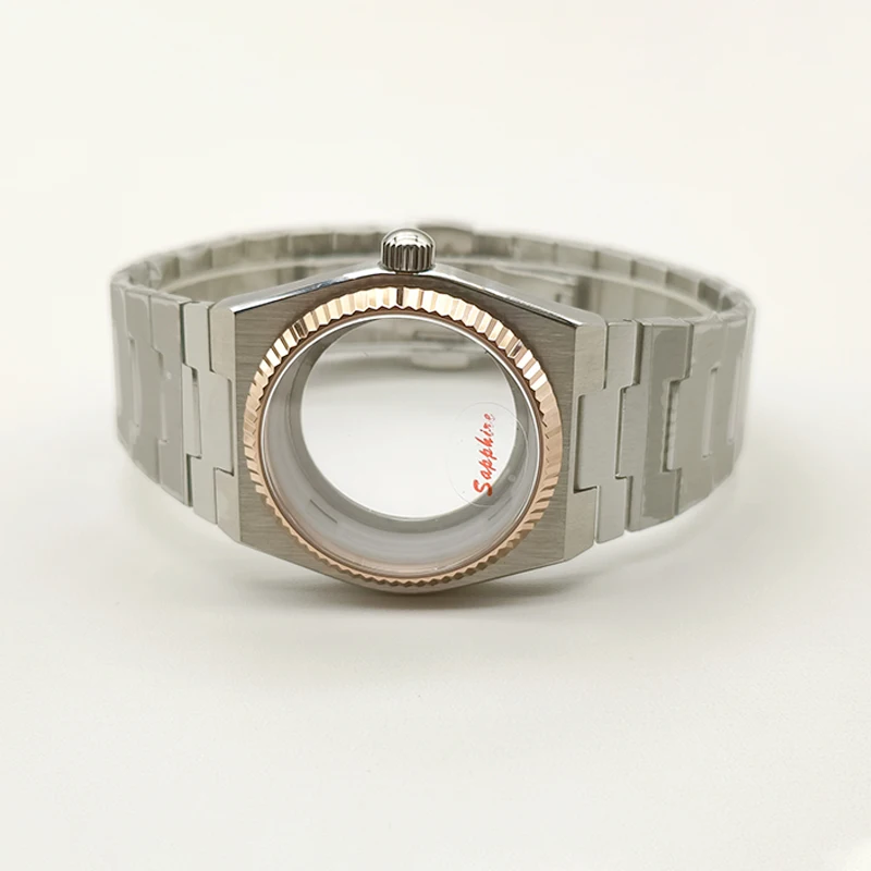 Корпуса для часов PRX Super Player Корпус из сапфирового стекла Подходит для NH35 NH36 NH38 7S26 4R Механизм Прозрачная задняя крышка Часы Замена детали