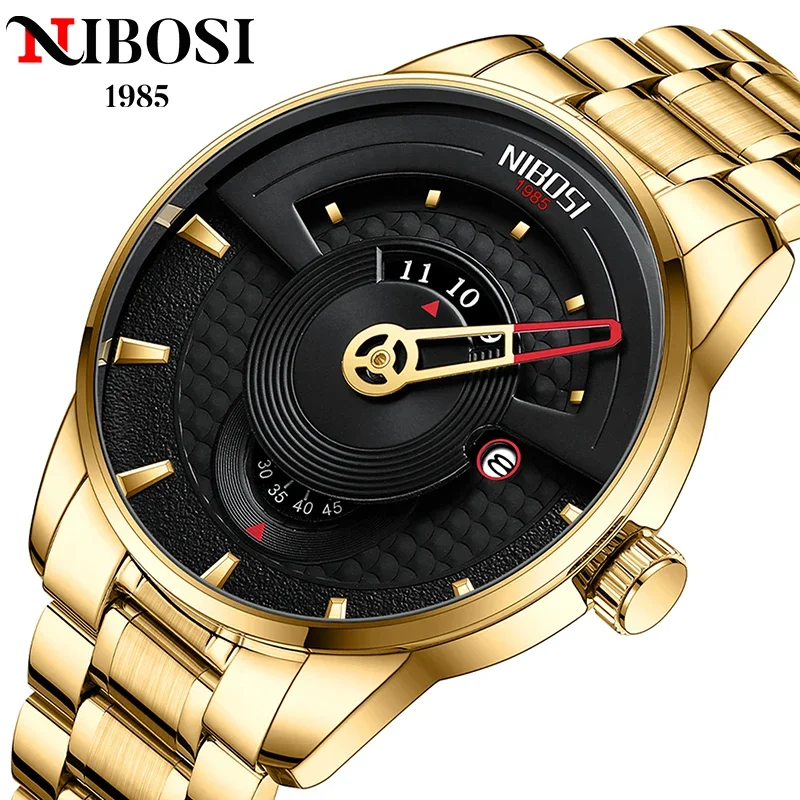 

NIBOSI Men Watch Top Brand Luxury Sports Quartz Mens Watches Waterproof Chronograph Wristwatch Men Relogio Masculino