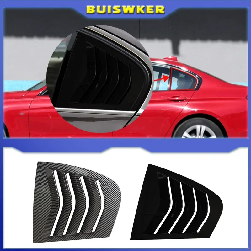 

For BMW 3 Series F30 318i 320i 325i 2013-2019 Car Styling Rear Window Louvers Rear Triangle Window Shade Spoiler Bodykits
