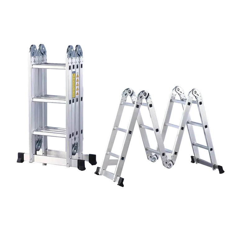 Soft Closing Aluminum Multipurpose Telescopic Ladder Escalera Telescopic Multiusos De Aluminio
