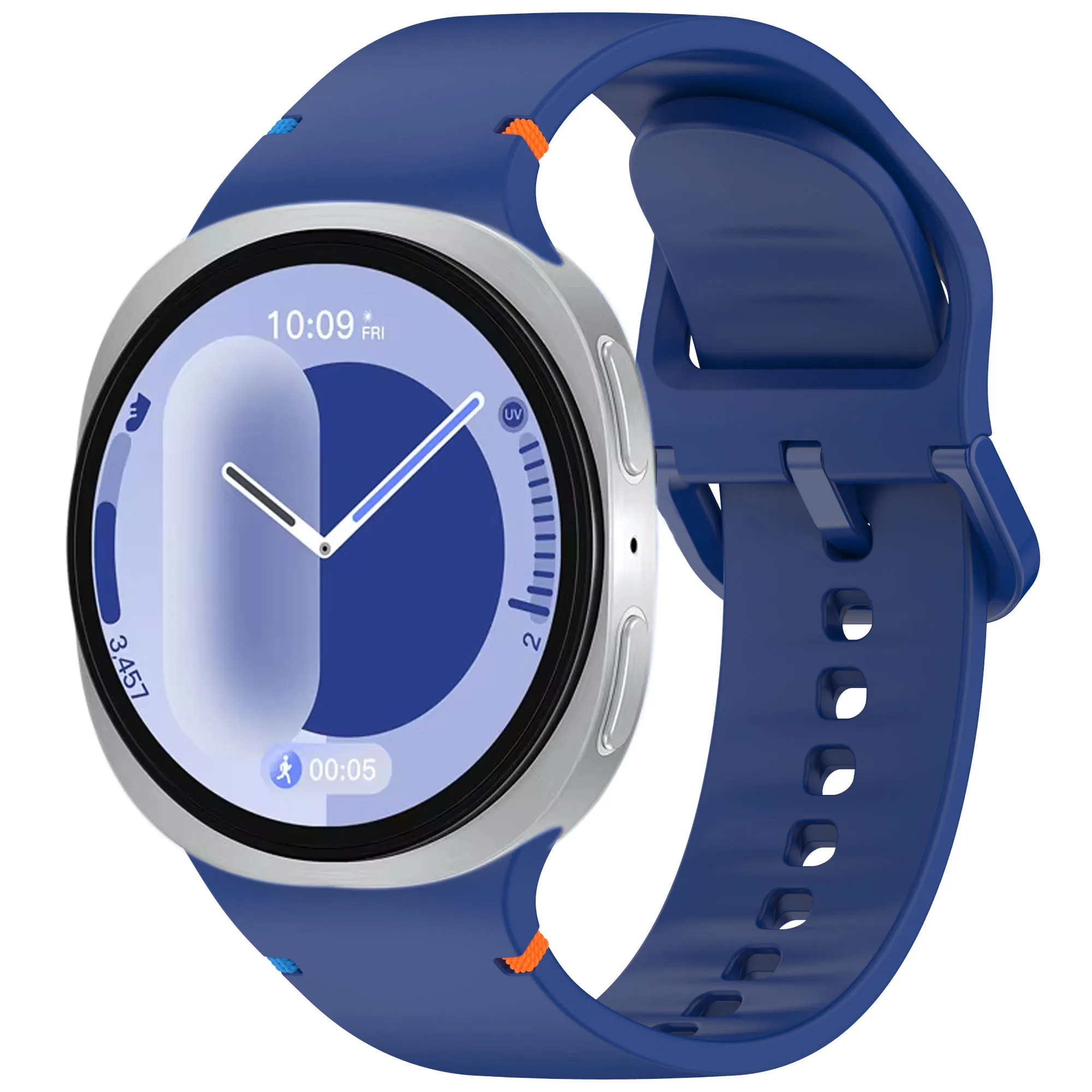 Official Silicone Watchband For Samsung Galaxy Watch 8 40mm 44mm 1:1 Sports Bracelet Wristband Galaxy Watch 8 Classic 46mm Belt