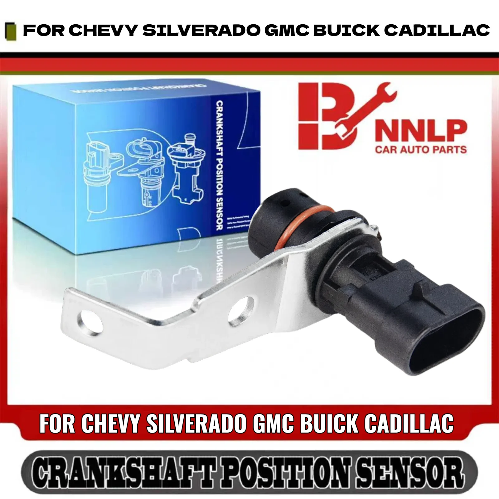 

New Crankshaft Position Sensor for Chevy Silverado GMC Cadillac 12596851 12562910 10456607 10456572 10456532 917755