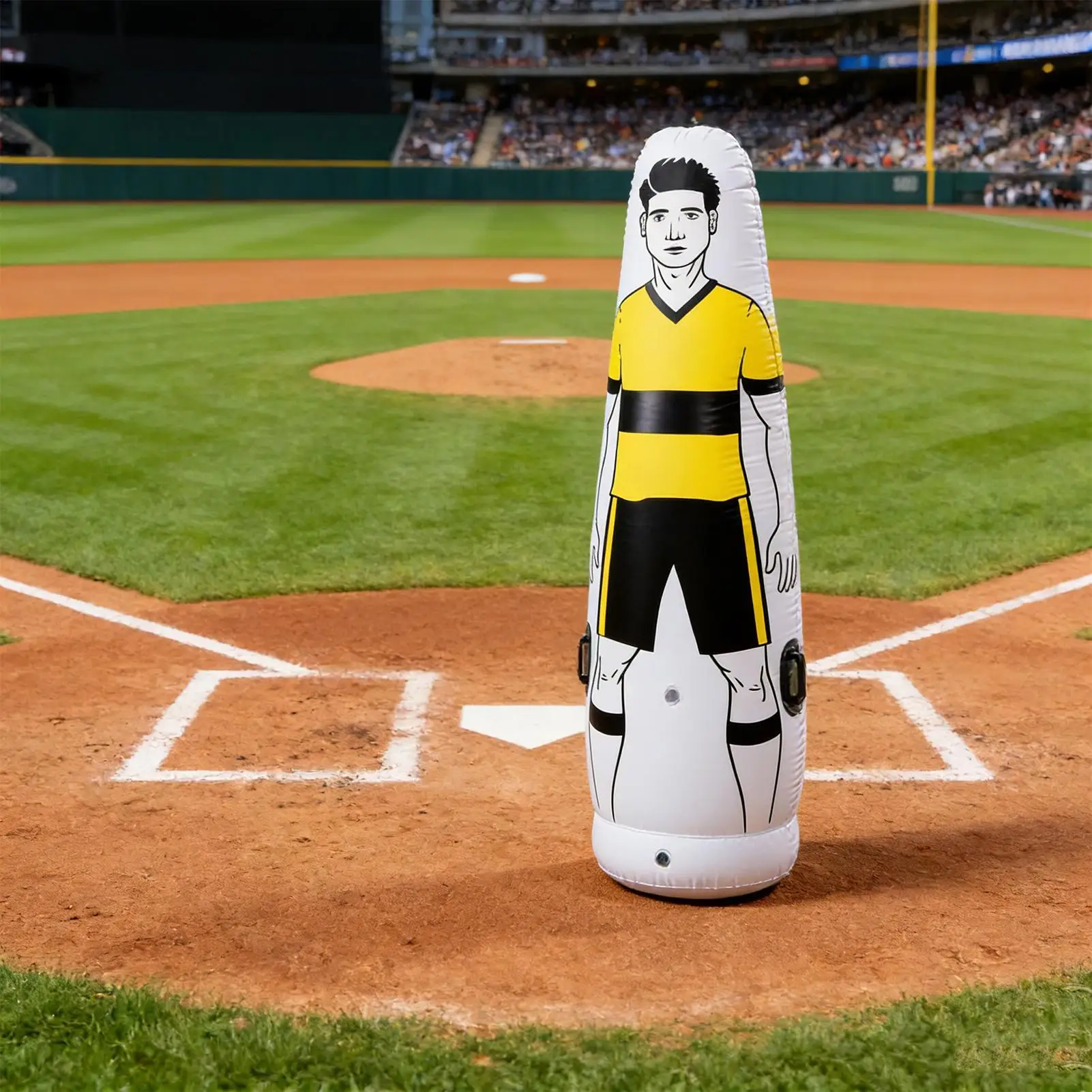 

Inflatable Soccer Defender Inflatable Portable Heavy Duty PVC Goalkeeper Defender Training Equipment For Adults Professionals