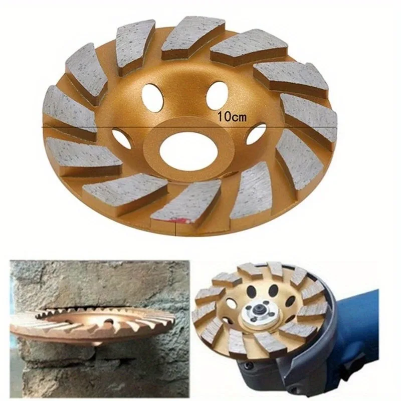 

1 шт., сегментный шлифовальный станок, колесо, алмазная шлифовальная чашка, диск для бетона, гранита, камня, шлифовальный станок, электроинструмент «сделай сам»