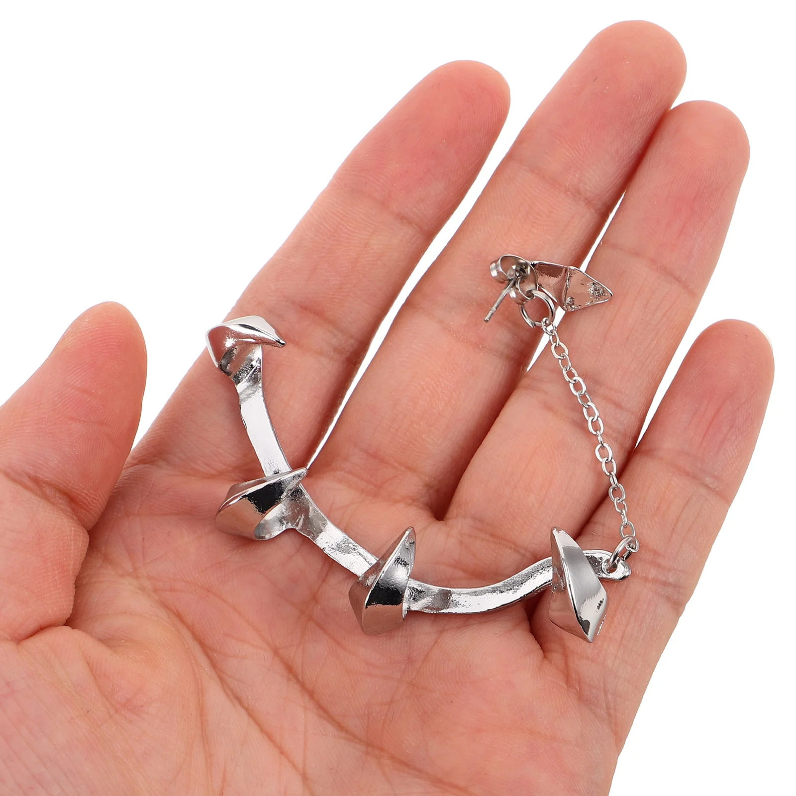 

Claw Shaped Ear Earrings For Women Unique Punk Style Non Piercing Alloy Ear Bone Clips Comfortable Formal Party Jewelry