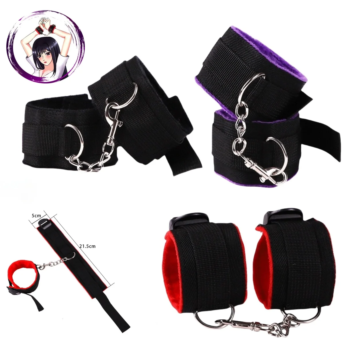أصفاد SM أصفاد الجنس الكاحل BDSM عبودية للجنس للرجال والنساء الأزواج Bdsm الرقيق لعب الأدوار القيود اللعوب المثيرة الإكسسوار #2