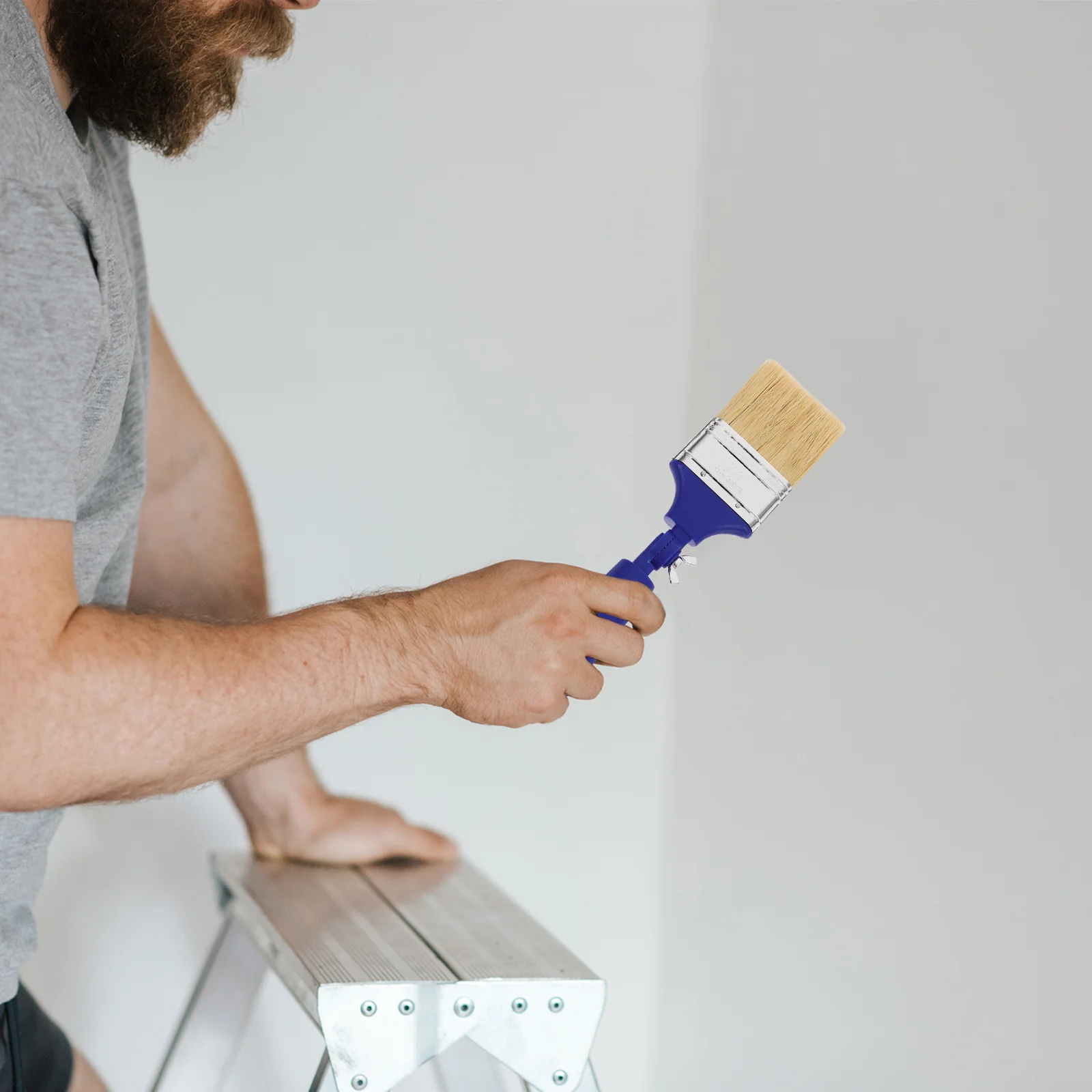 

Adjustable Paddle Painting Brush Flat Tip for Walls Furniture Oil Acrylic Stains Fine Detail Paint Brush Versatile Painting Tool