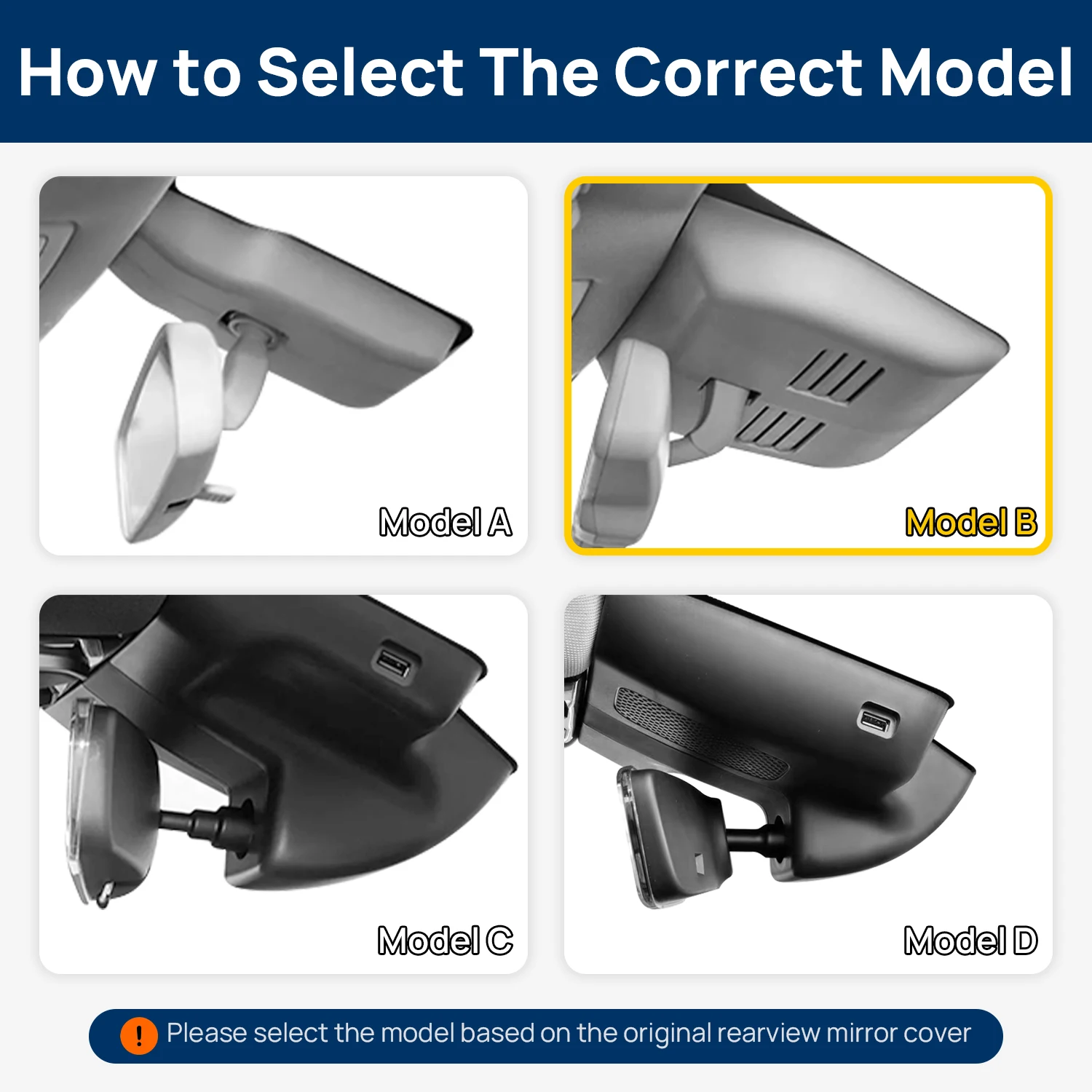 Customized OEM plug and play For Hongqi H5 High configuration version Indoor rearview mirror rain sensor cover 2019 to 2022