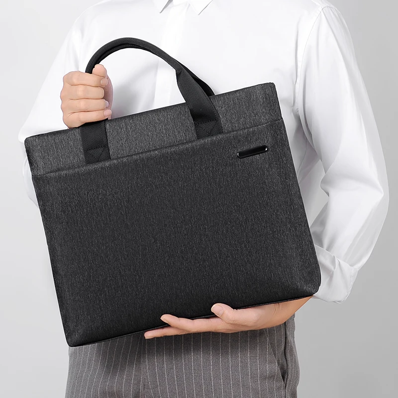 حقيبة رجالية ذات سعة كبيرة، قماش متين، سحاب للإغلاق، حقيبة ركاب مكتبية، مناسبة للمكتب والتنقل اليومي