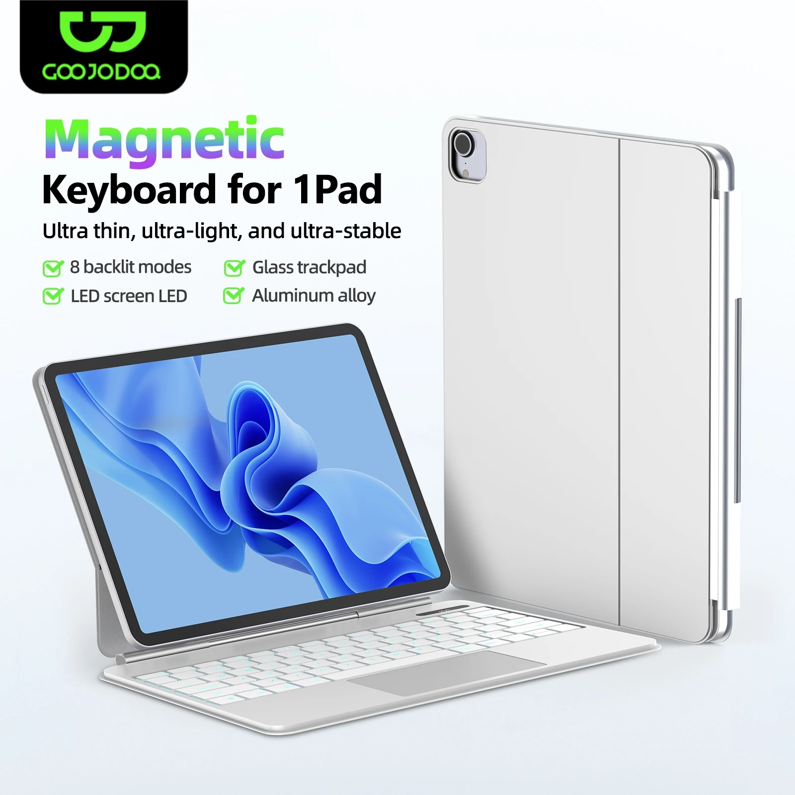 Lightweight Magic Keyboard for iPad Pro 13 Pro 11 2025 M5 for iPad Air 2025 Case Air 6 11 2024 for iPad Pro 12.9 Air 4 5 10.9