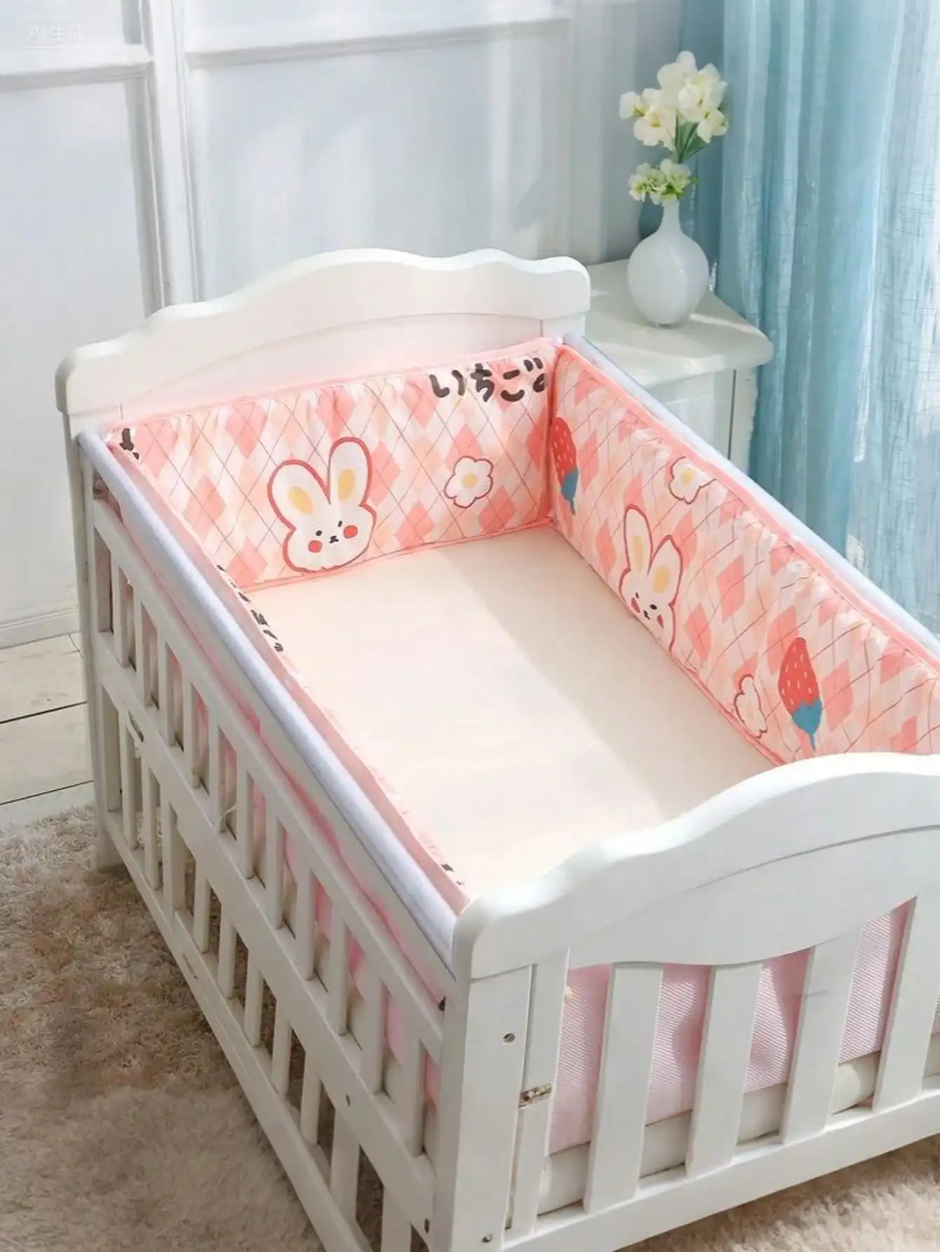 

Защитный барьер-косичка для детской кроватки, подушка-косичка для новорожденных, для безопасности детей