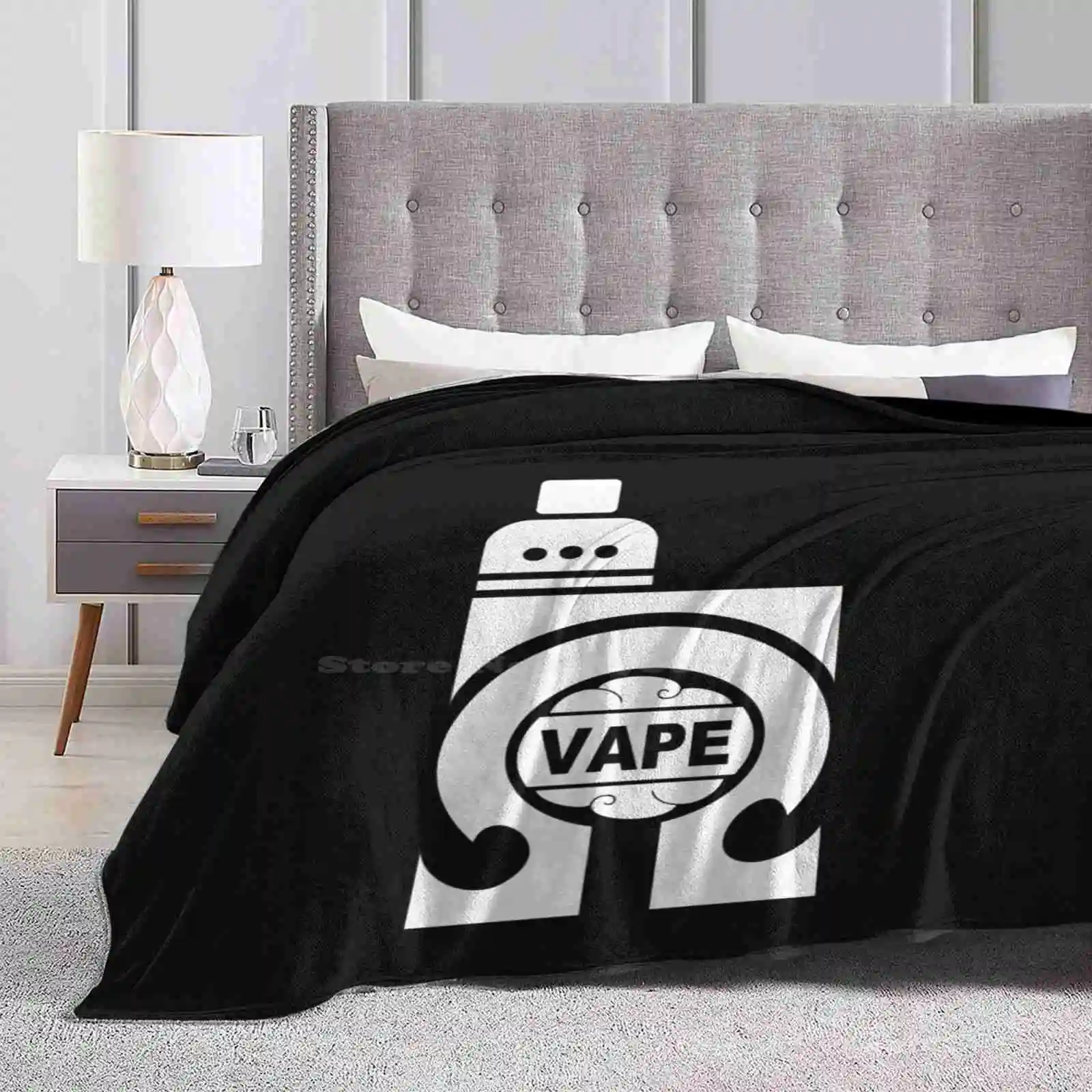 Vape Shaggy Throw Soft Warm Blanket Sofa/Bed/Travel Love Gifts Vape Ohm Mod Omga Vaping