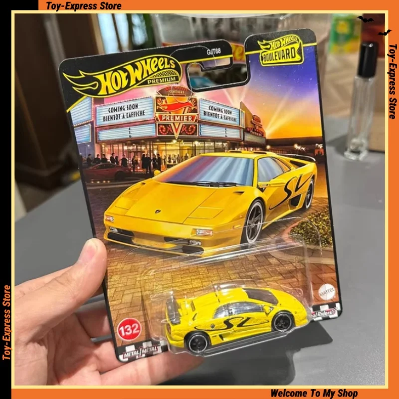 

Hot Wheels Premium 2025 Boulevard Hotwheels 2025 1/64 Модель автомобиля 95 Lamborghini Diablo SV Коллекционный автомобиль из сплава Детские игрушки