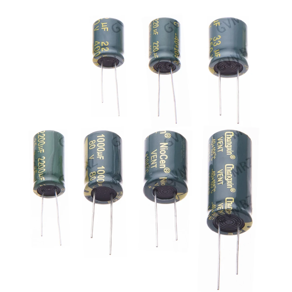 220UF 330UF 470UF 680UF  6.3V 10V 16V 25V 35V 50V 63V 100V 160V High Frequency Low ESR Aluminum Capacitor 100UF 1000UF