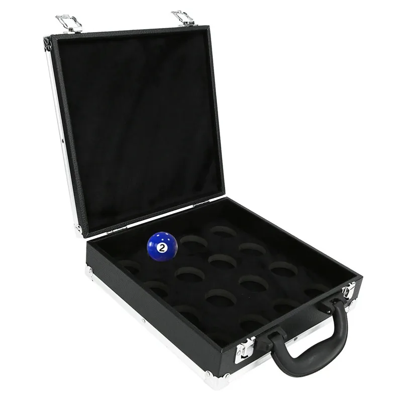 

Snooker Billiard Balls Storage Box Pool Carrying Case Accessory with Carry Handle