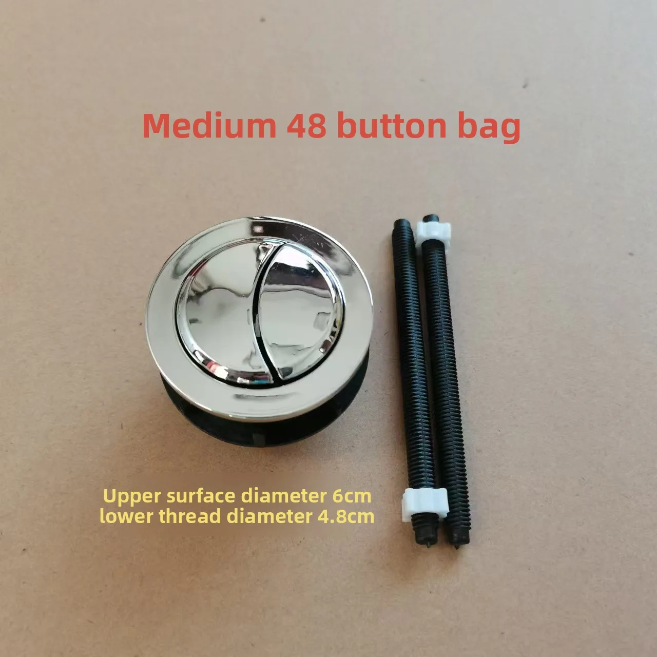 Closestool Replace Push Buttons For Bathroom Accessories 1PCS Universal Dual Flush Toilet Water Tank Button Round Flushing Valve