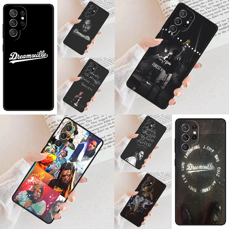 Dreamville J. COLE New Luxury fashion Phone Case For Samsung Galaxy S24 S23 S22 S21 Ultra S10 Note 10 Pro S20 Plus FE S9 Cover