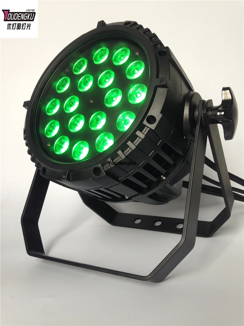 6 pieces Led Par Waterproof RGBWA UV 6in1 18*18W IP65 par Disco Stage Event Lighting