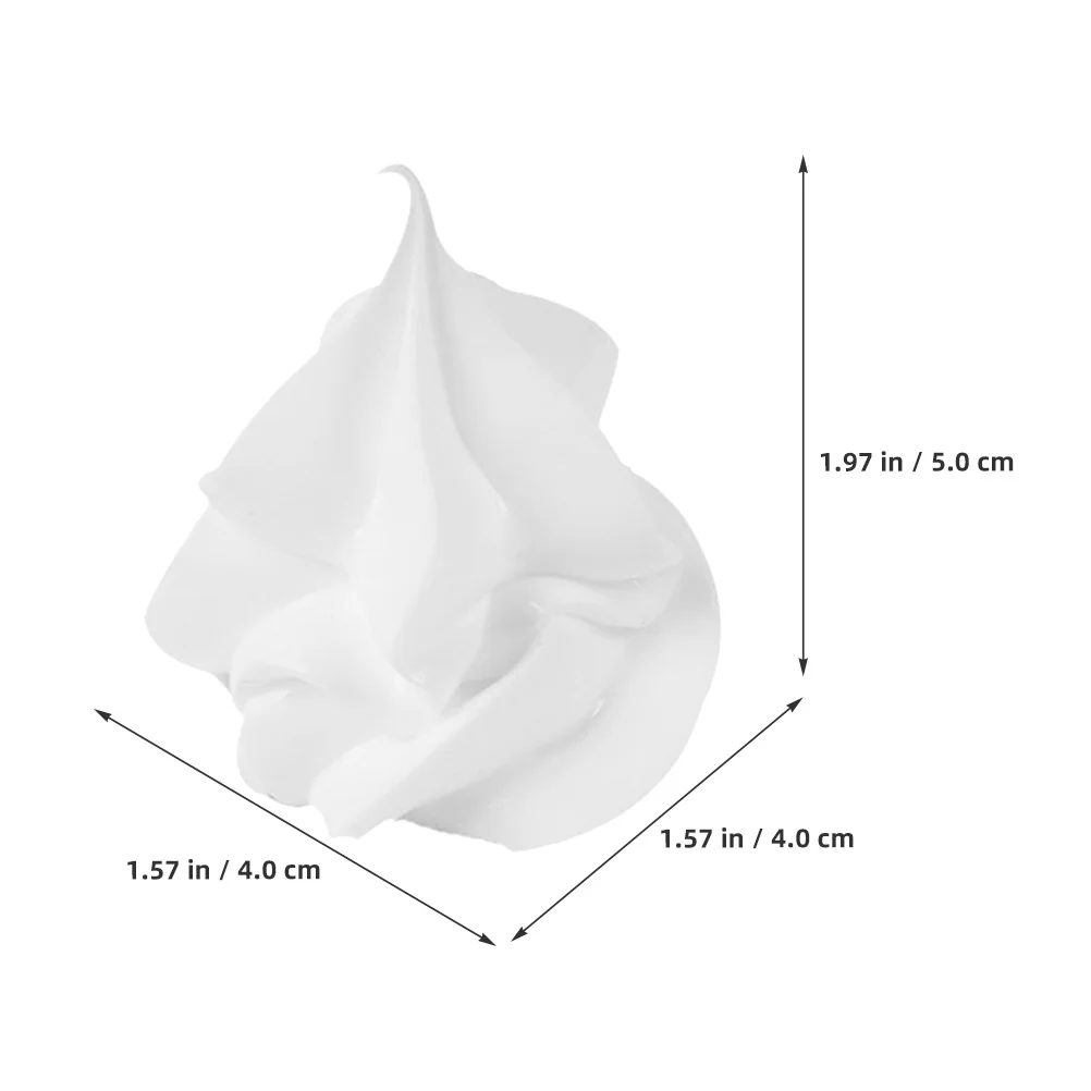 2 قطعة الجليد الاصطناعي كوب شاي باللبن مع قشة الديكور واقعية الحلوى الحلي Diy بها بنفسك الغذاء ديكور كريم الغراء اكسسوارات تقليد الجليد #4