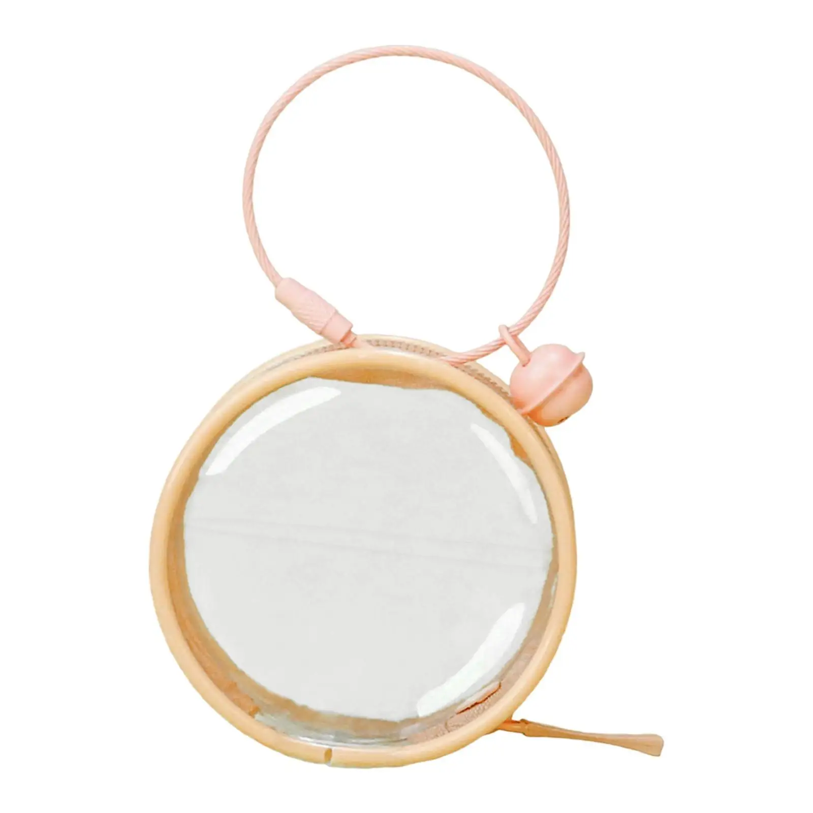 حقيبة تخزين الدمية الشفافة، حقيبة عرض صغيرة من مادة PVC لشخصية عرض ملحقات دمية السفر #5