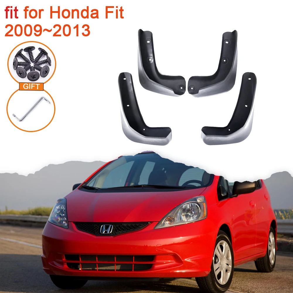 

Mudguards for Honda Jazz Fit GE6 2009~2013 2012 2011 2010 Accessories Mud Flaps Splash Guards Flap Fender Front Rear Wheels 4Pcs