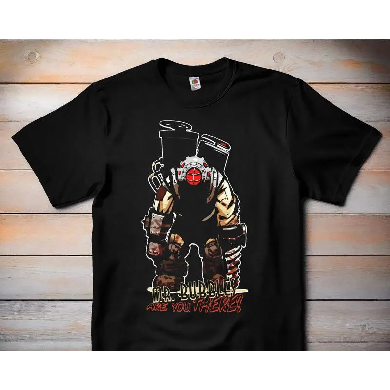 Big Daddy V2 Bioshock clásico videojuego camiseta Retro Gamer Gaming FPS