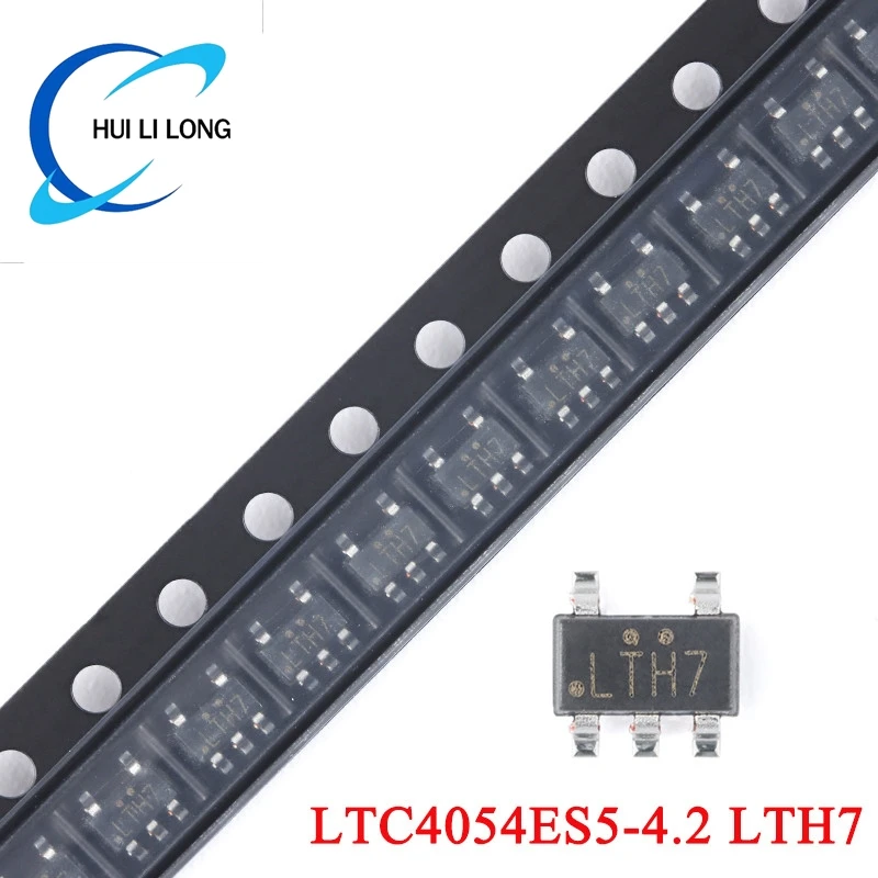 شاحن بطارية ليثيوم أيون IC SMD رقاقة ، lt4054 ، LTH7 ، SOT23 ، LTC4054ES5 ، TP4054 ، يـ ، ، SOT-23-5 ، SOT-5 ، 10