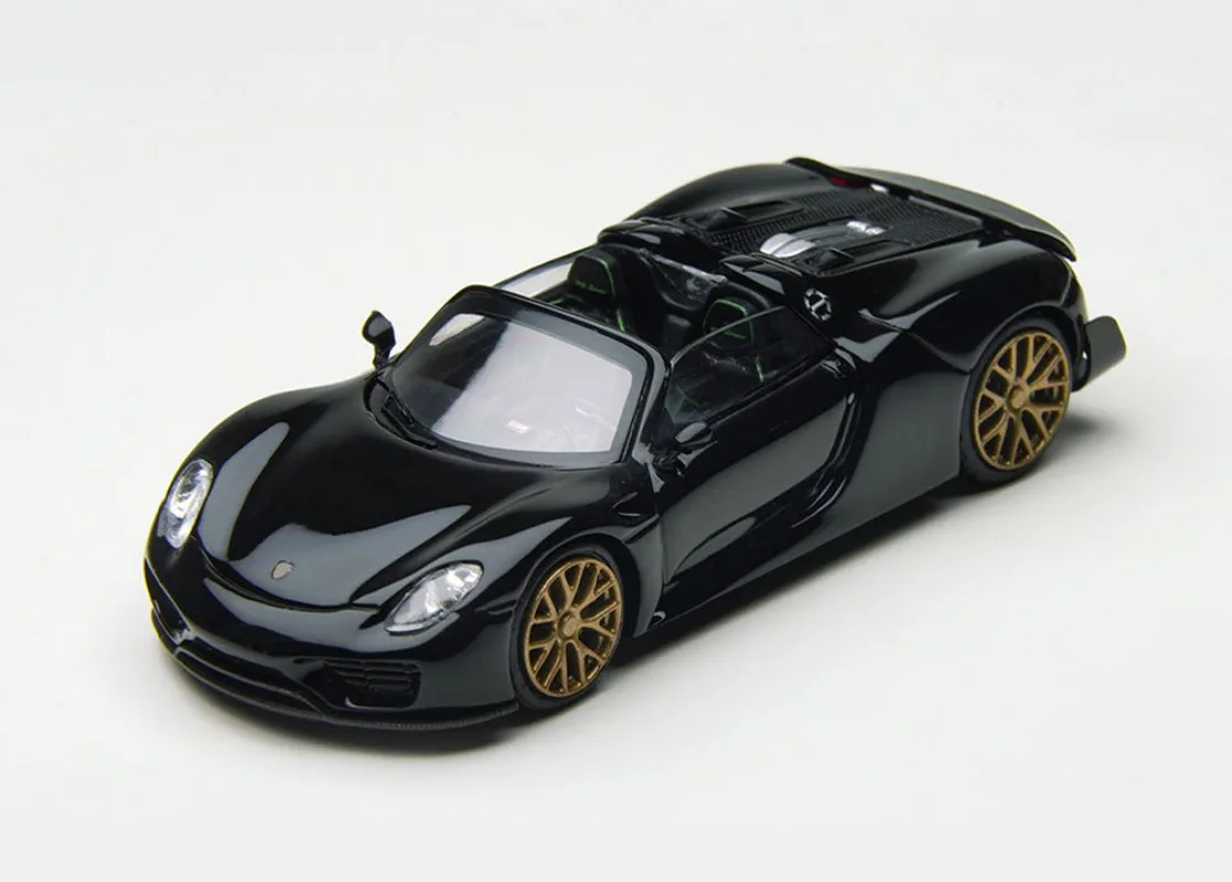 TM Diecast 1/64 مقياس بورش سبيكة نموذج سيارات بورش 918 اللعب مع الصندوق الأصلي لعبة سيارات لعبة