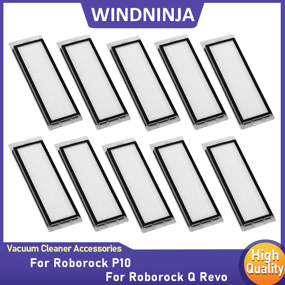 Hepa Filter Parts Replacement For Roborock P10 For Roborock Q Revo Robot Vacuum Cleaner HEPA Filters Robot Vacuum Accessories