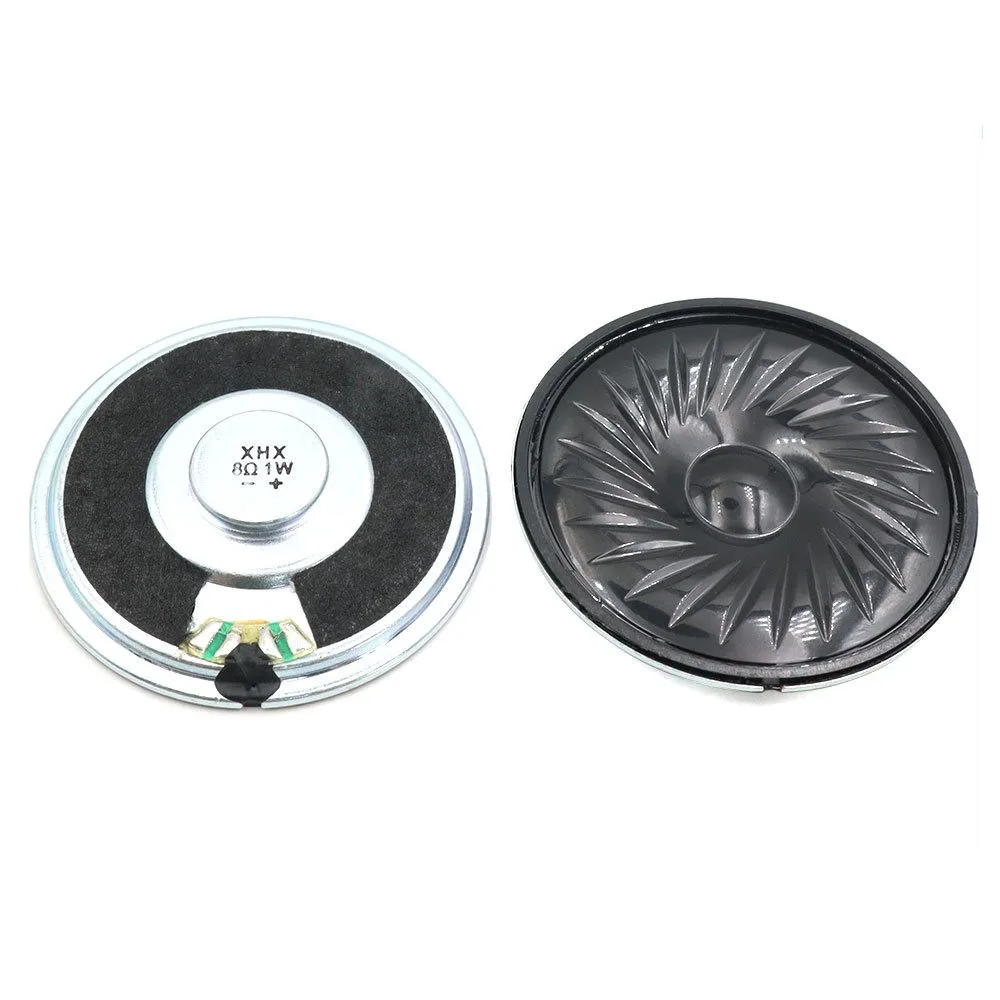 10PCS HIGH DECIBEL 57MM HORN IRON SHELL INTERNAL MAGNETIC ULTRA-THIN SPEAKER 8Ω1W/8R1W MYLAR HORN DOORBELL INTERCOM