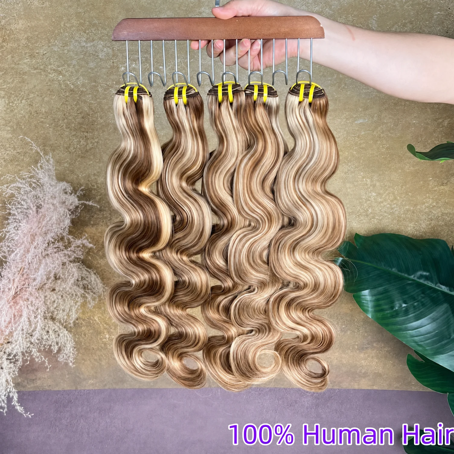 16A Highlight Ombre Body Wave Bundles Human Hair 1 2 3 4 PCS Unprocessed Brazilian Colored Weave Raw Hair 30 32 Inch Wavy Human