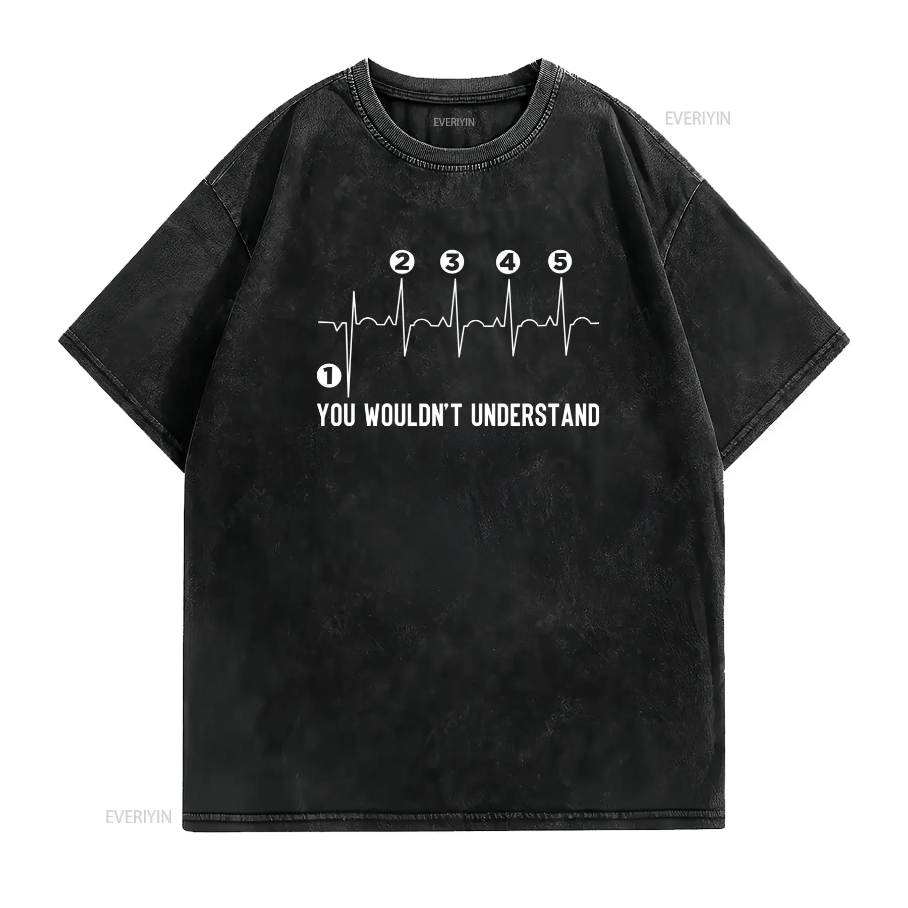 Funny Biker T Shirt Heartbeat Gear Shift 1 4 Up Motorcycle Motorbike Casual Crew Neck Slight Stretch Fabric Regular Fit