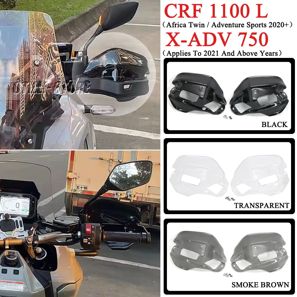 

X-ADV XADV 750 Hand Guards Windshield For Honda CRF 1100 L CRF1100L Africa Twin Adventure Sports 2020-2024 Handlebar Handguard