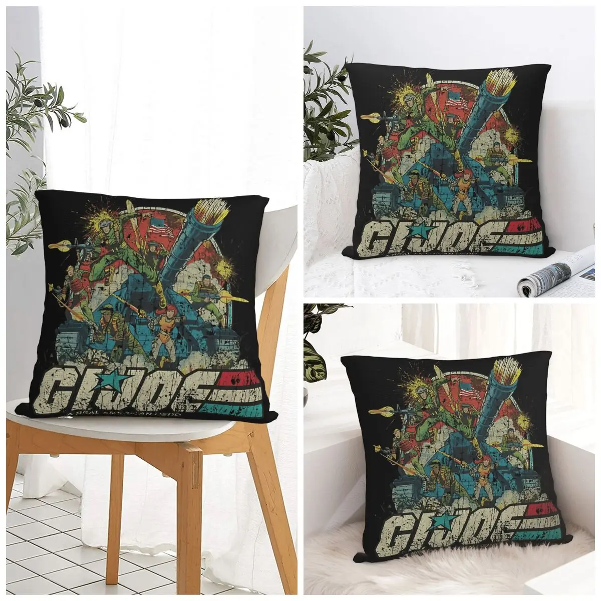 

Чехол на подушку G I Joe, чехол для подушки с рисунком, МАЛЕНЬКИЕ СОЛДАТЫ, милая забавная наволочка для дивана, домашние декоративные наволочки