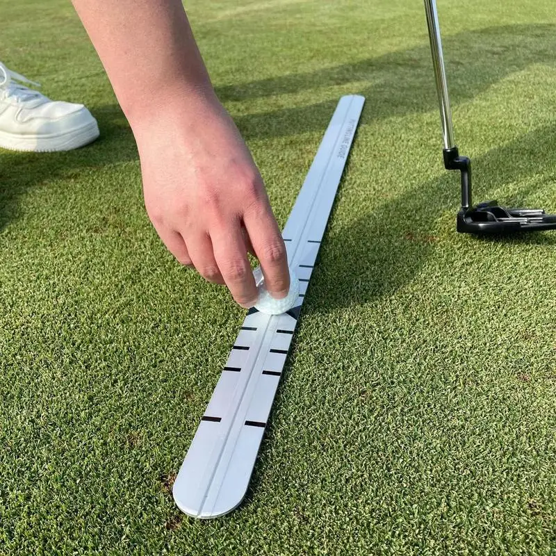 Golf Correction Putter Ruler Putting Practice Device Teaching Track Accurate Guide Guide Ruler Putting Track Guidance Training