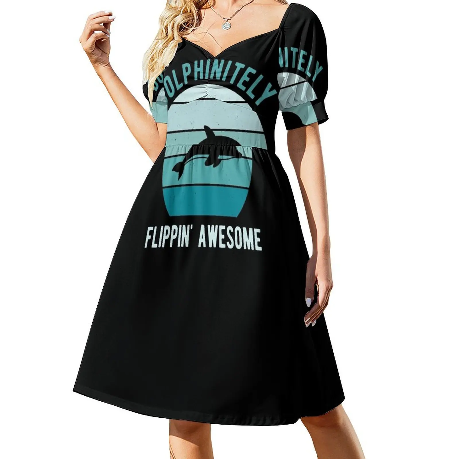 

Funny Dolphin Sleeveless Dress long dress women summer dress