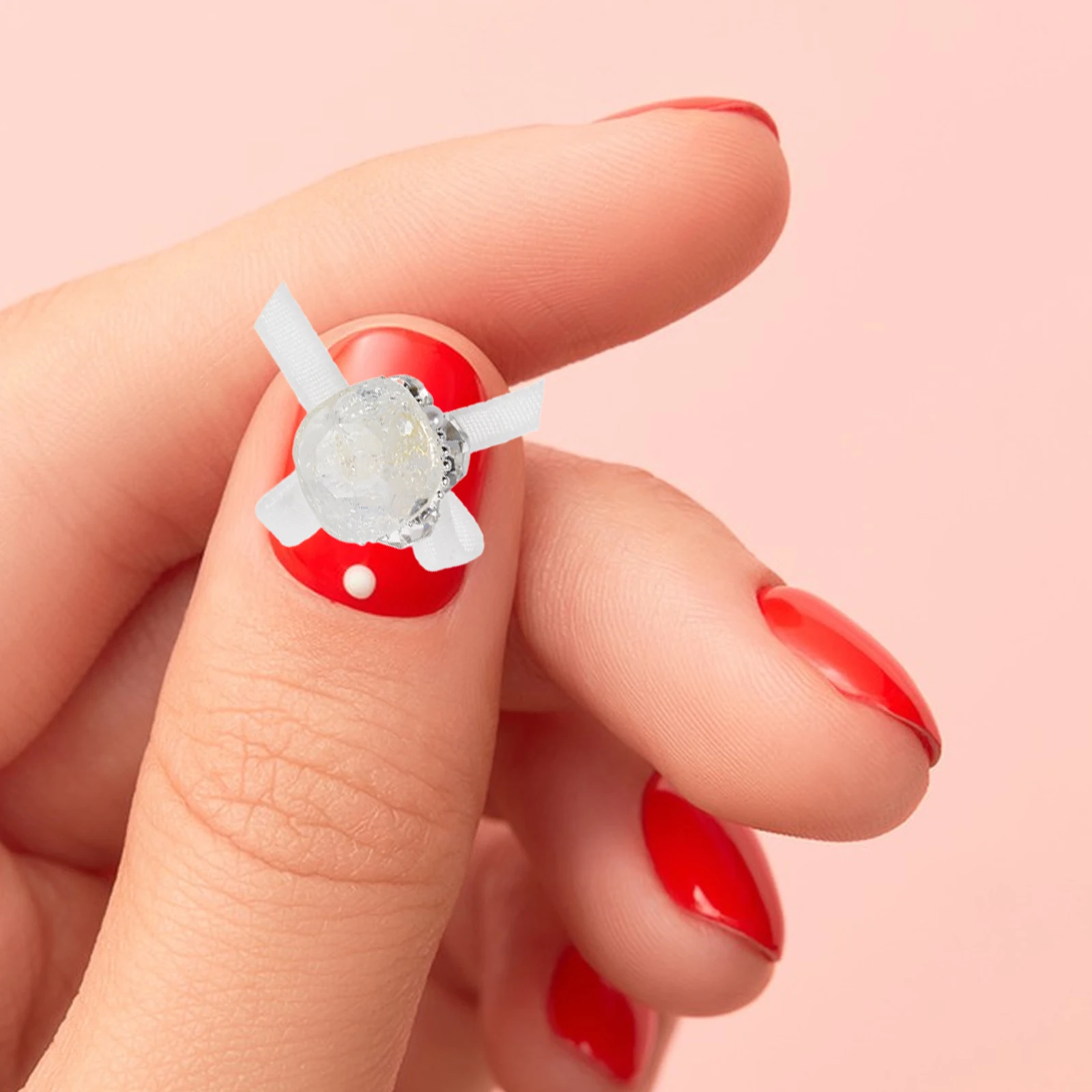 

8Pcs Kawaii Nail Charms 3D Acrylic Rhinestones for Nail Art Cute Manicure Gems Small Bling Decor Craft Accessories