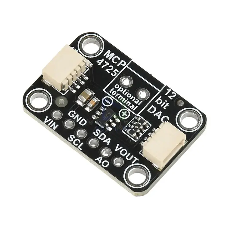 DT51 MCP4725 Breakout Board 12-Bit for I2C DAC Digital to Analog Converter Module for STEMMA QT Qwiic