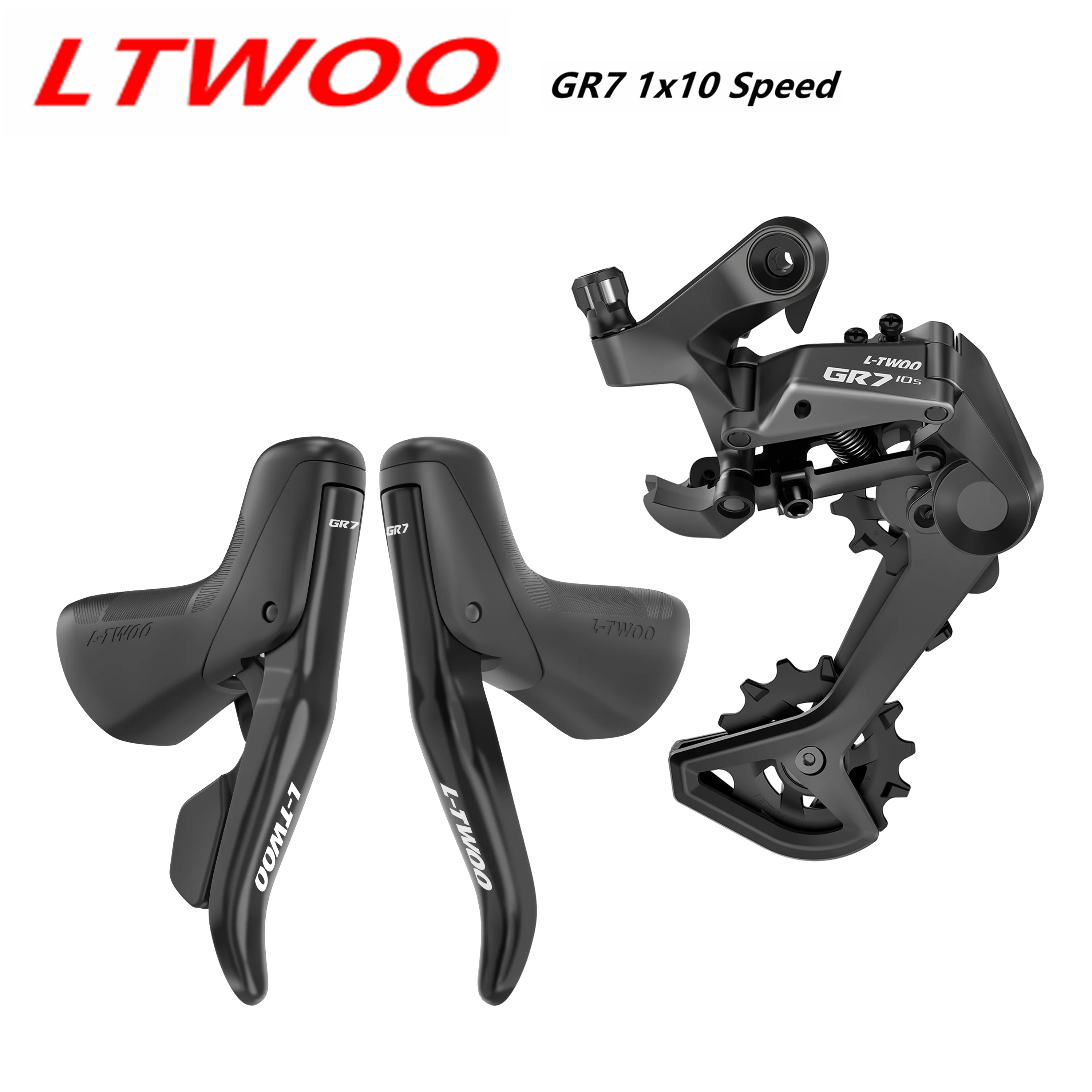 LTWOO GR7 1x10 Speed, 10s Road Groupset, R/L Shifter + Rear Derailleurs, gravel-bikes Cyclo-Cross