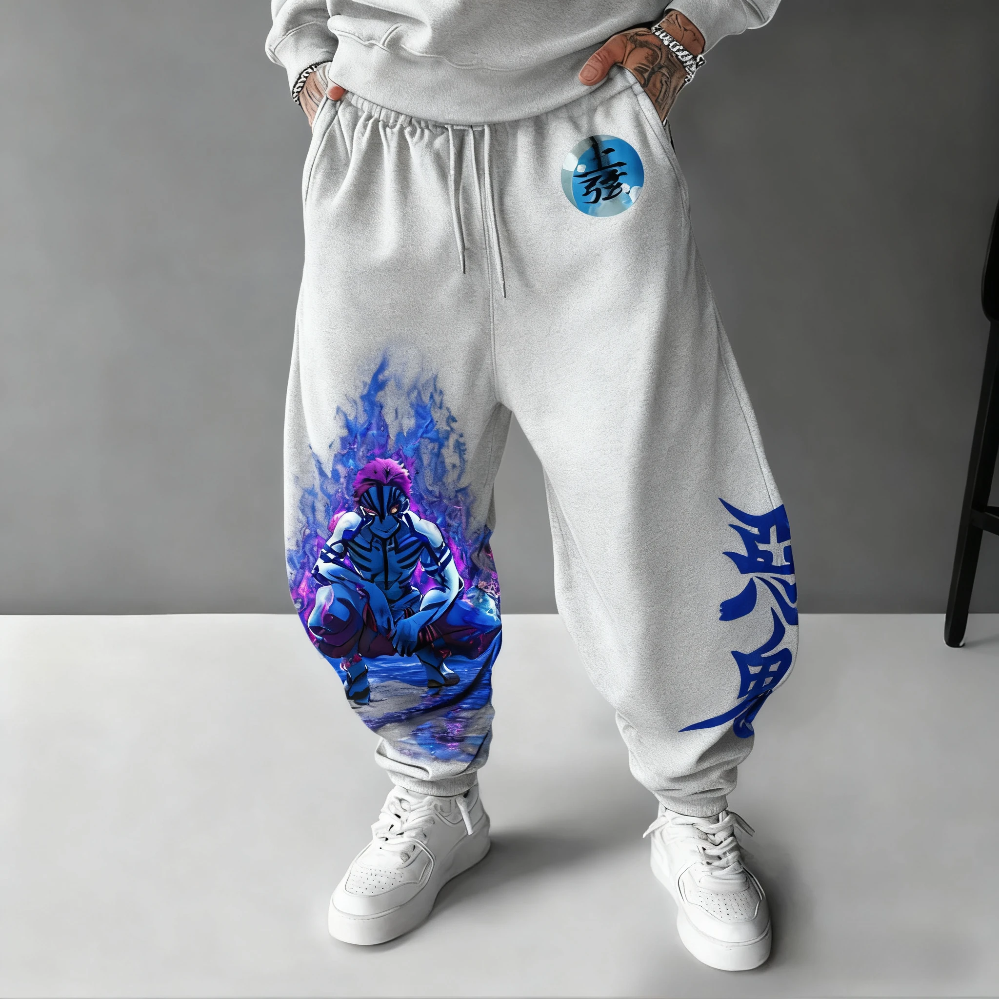 กางเกงลำลองลายอนิเมะดาบพิฆาตอส - Y2K Winter Clothing บทวิจารณ์และราคา