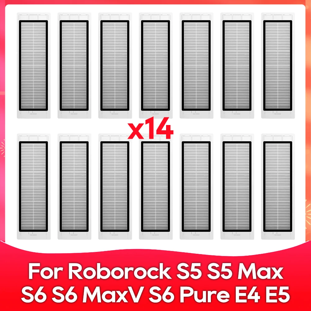 Kompatibel für ( Roborock S5, S5 Max, S6 MaxV, S6 Pure, E4, E5, S51, S52, S55 ) Walze Seitenbürste Filter Wischmopp Zubehör Teil