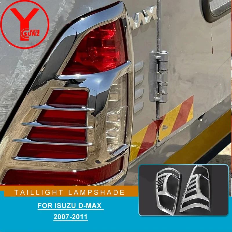 

Tailligh Light Overlay Lamp Trim Cover For Isuzu D-max Dmax2007 2008 2009 2010 2011 Taillight Protector Car Styling Accessories