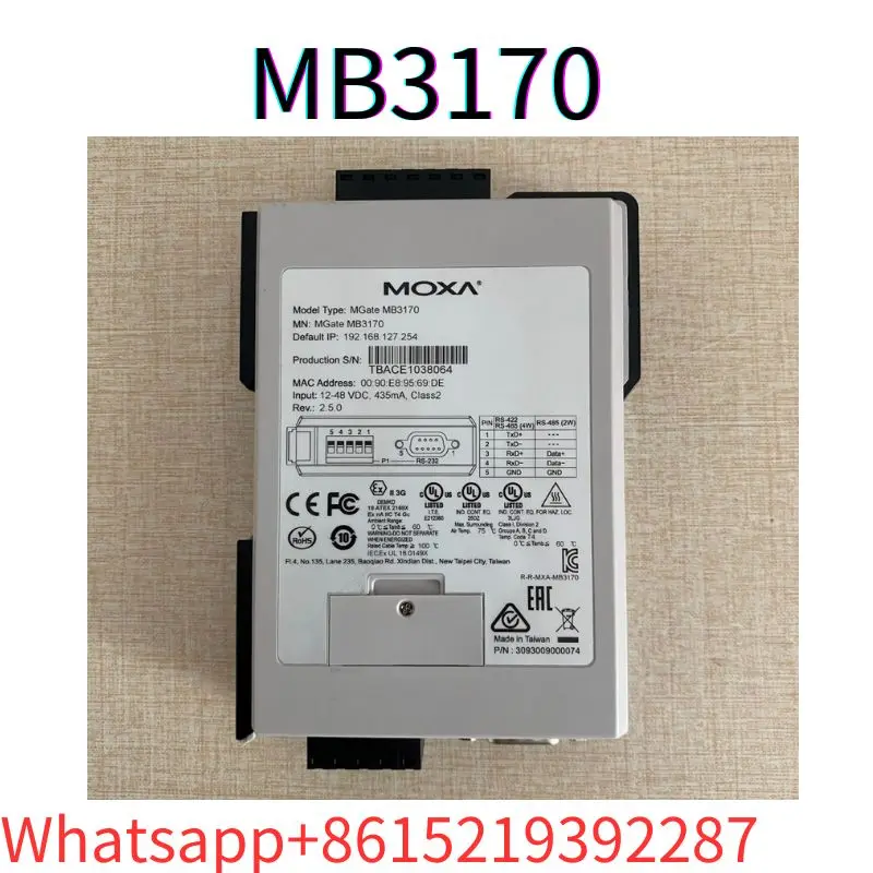 second-hand Gateway module MB3170 tested ok