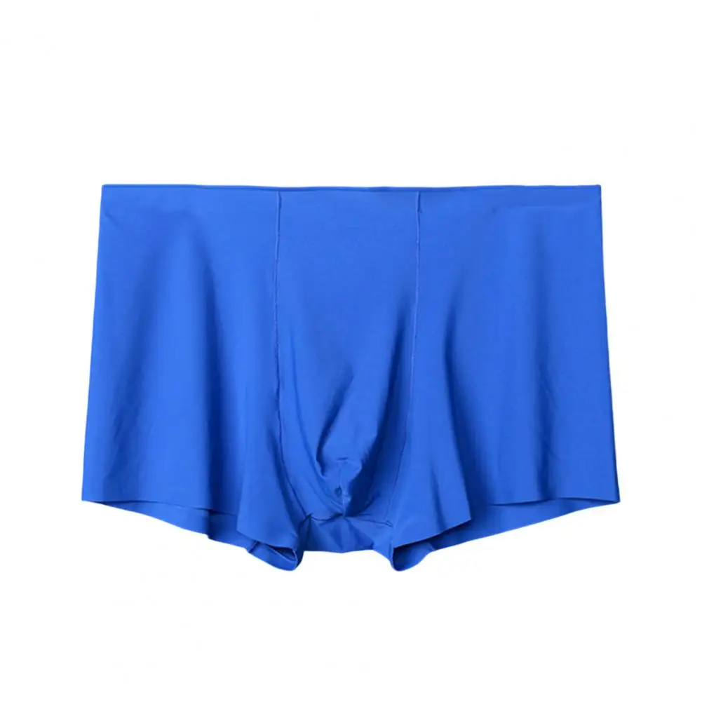 

Non-stretched Boxers Men Boxer Underwear Men's Mid-rise High Elasticity Boxer Briefs in Solid Colors with for Daily for Comfort