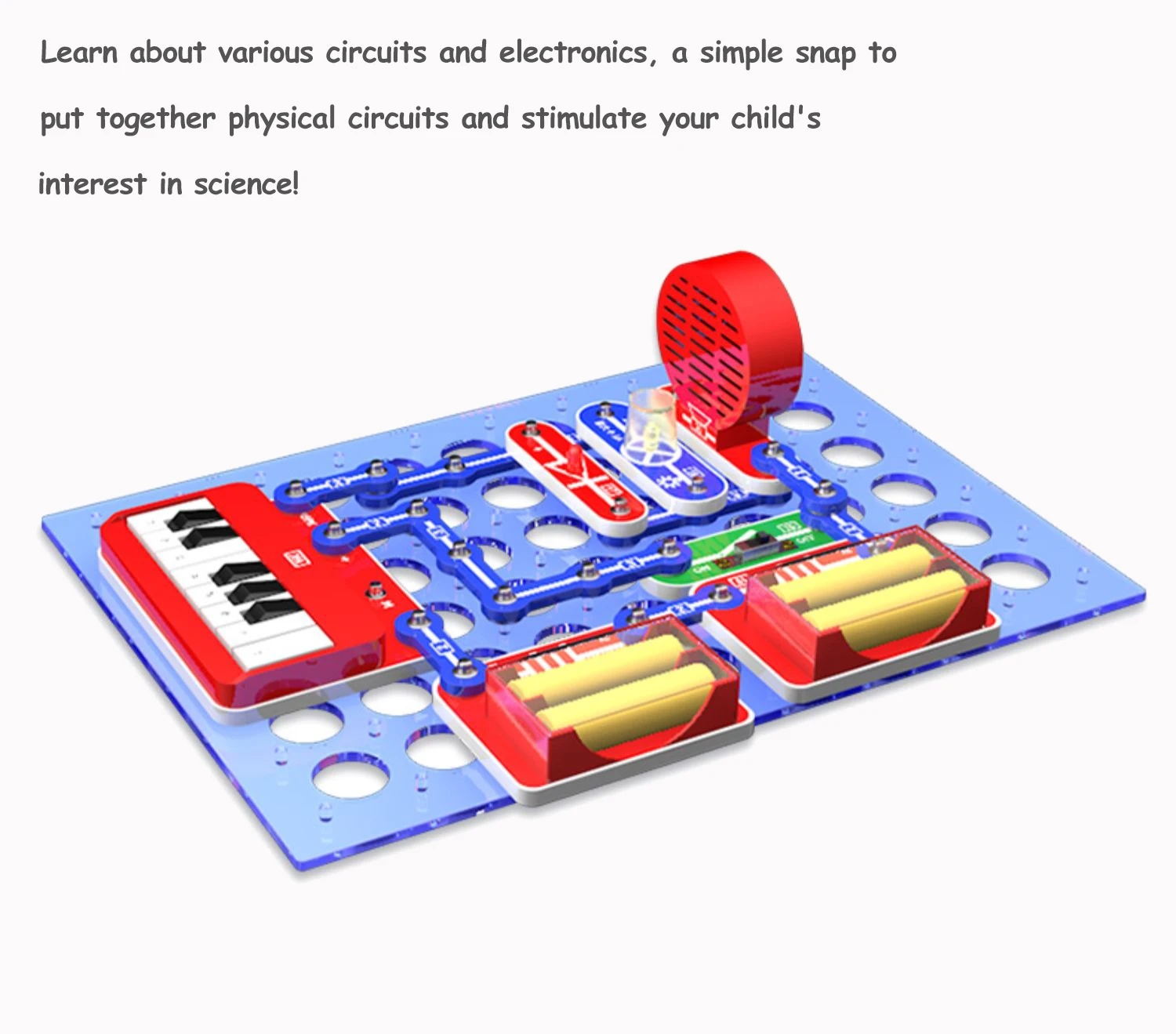 Science Kits For Kids Electronic Keyboard Circuit Learning Kit For Students Toys STEM DIY Electronic Kits